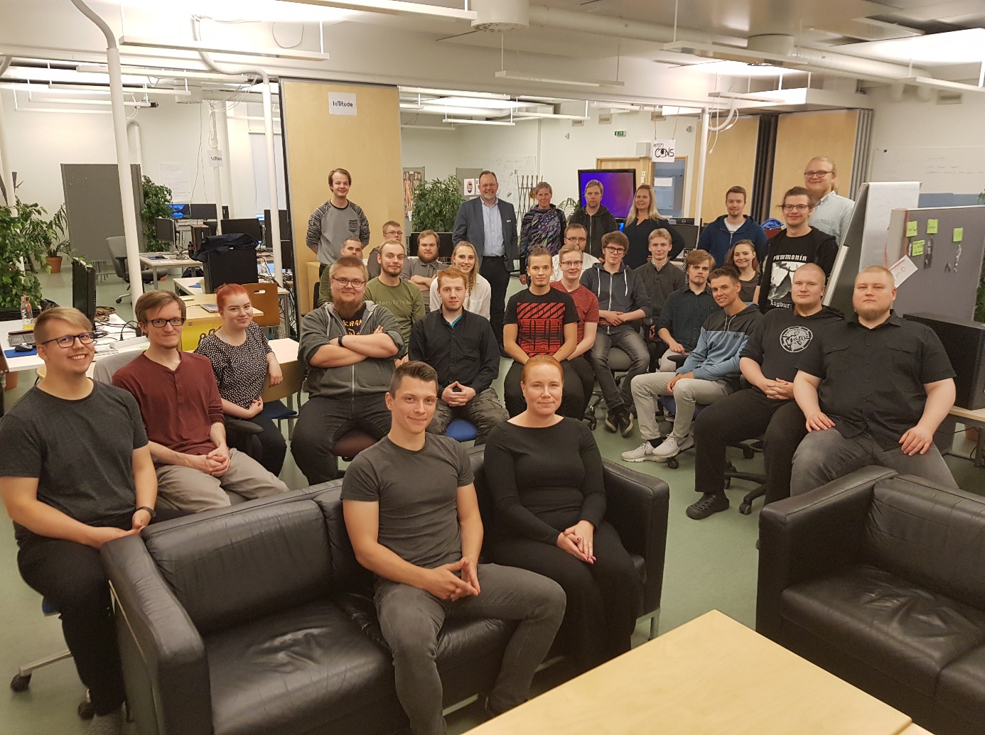 WIMMA Lab and guests from Qvantel